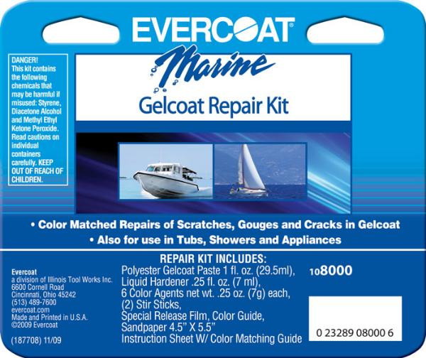 EVERCOAT 6403085 FIBR GELCOAT RPR KIT