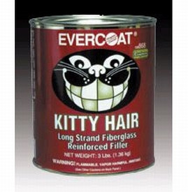 EVERCOAT 6403033 FIBR FILLER KITTY HAIR W/TUBE