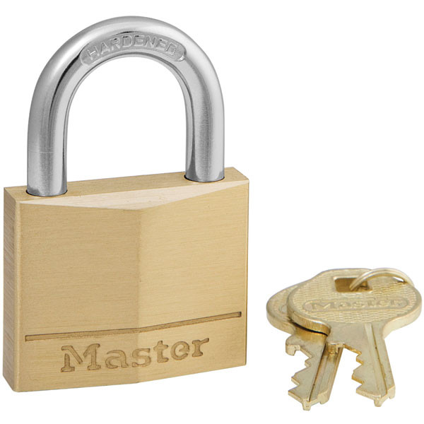 MASTERLOCK 6503603 MSTL PADLOCK 1-9/16" BRASS