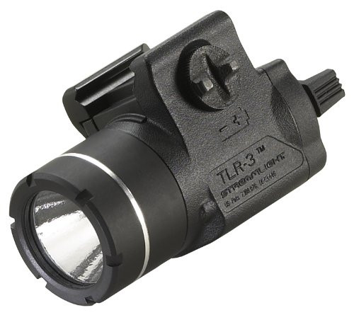 "STREAMLIGHT, INC." 1604952STREAMLIGHT, INC. TLR-3 Weapon Mounted Tactical Light with Rail Locating Keys - 125 Lumens