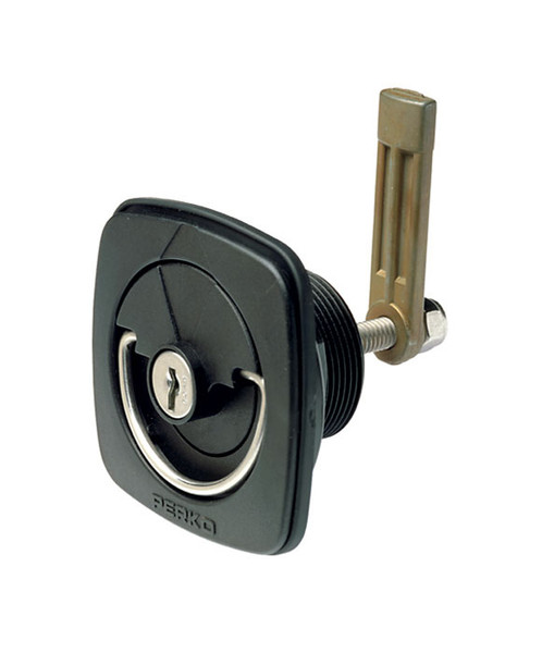 PERK FLUSH LOCK BLACK PERKO 1081DP1BLK