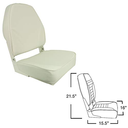 SPRINGFIELD 5608734 SPRI HIGH-BK FLD SEAT WHITE