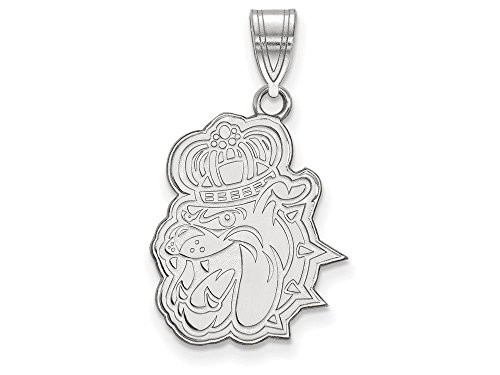 LogoArt SS009JMU Sterling Silver LogoArt James Madison University Large Pendant