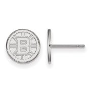 LogoArt SS008BRI Boston Bruins Extra Small (3/8 Inch) Post Earrings (Sterling Silver)
