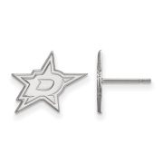 LogoArt SS004STA Dallas Stars Small (1/2 Inch) Post Earrings (Sterling Silver)