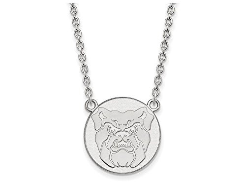 LogoArt SS008BUT-18 Sterling Silver LogoArt Butler University Large Pendant w/Necklace