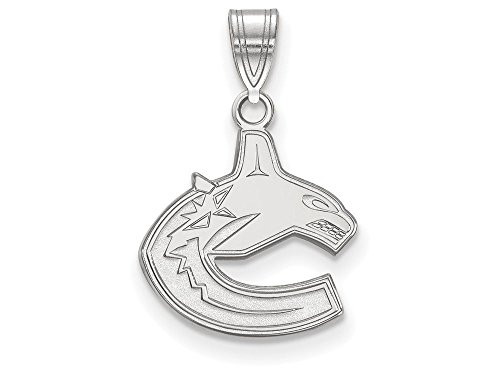 LogoArt SS001CUC Vancouver Canucks Small (1/2 Inch) Pendant (Sterling Silver)