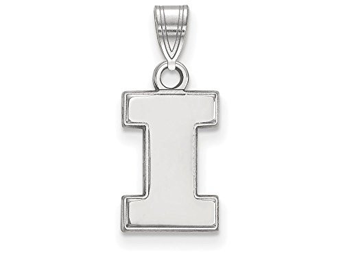 LogoArt SS002UIL Sterling Silver LogoArt University of Illinois Small Pendant