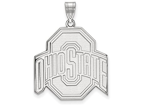 LogoArt SS005OSU Ohio State Extra Large (1 Inch) Pendant (Sterling Silver)