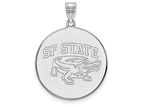 LogoArt SS002SFU San Francisco State University XL Disc Pendant w/Chain