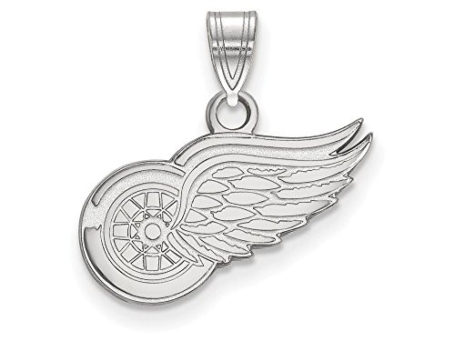 LogoArt SS002RWI Detroit Red Wings Small (1/2 Inch) Pendant (Sterling Silver)