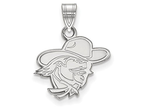 LogoArt SS002EKU Sterling Silver Eastern Kentucky University Small Pendant Chain Included