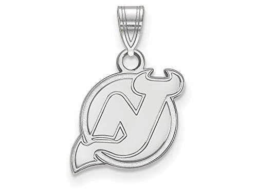 LogoArt SS002DVL New Jersey Devils Small (1/2 Inch) Pendant (Sterling Silver)