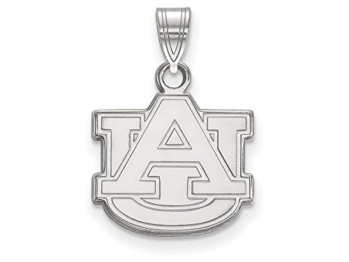 LogoArt SS002AU Sterling Silver LogoArt Auburn University Small Pendant