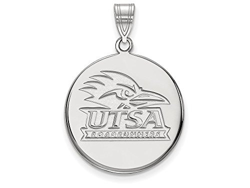LogoArt SS001UTS Sterling Silver LogoArt University of Texas at San Antonio Large Disc Penda