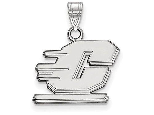 LogoArt SS002CMU Central Michigan Small (1/2 Inch) Pendant (Sterling Sliver)