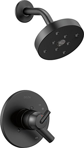 Delta Trinsic: Monitor 17 Series H2Okinetic Shower Trim Matte Black Delta T17259BL