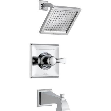 Delta Dryden: Monitor(R) 14 Series Tub and Shower Trim Polished Nickel Delta T14451PNWE