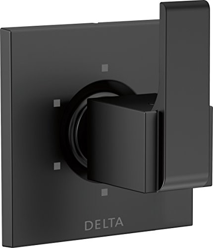 Delta T11967BL Faucet Ara 6-Setting 3-Port Diverter Trim, Matte Black