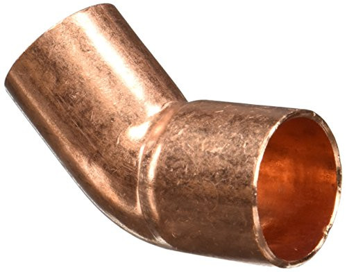 "Nibco" 606234 NIBCO 606-2, 3/4 45 degree Fitting Elbow, Fitting x C Wrot, 3/4", Copper