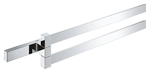 Grohe Selection Cube Double Towel Bar Polished Chrome Grohe 40768000