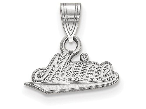 LogoArt SS001UME Sterling Silver LogoArt University of Maine Small Pendant