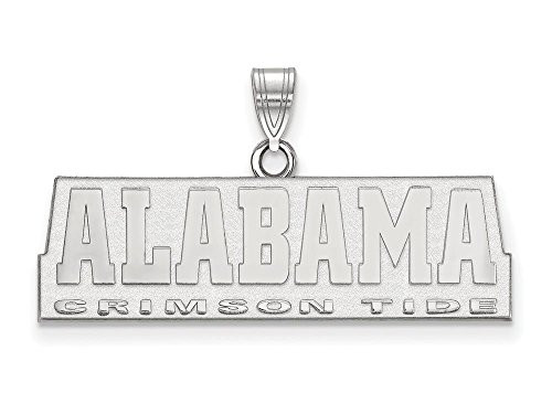LogoArt SS077UAL Sterling Silver LogoArt University of Alabama Small Pendant