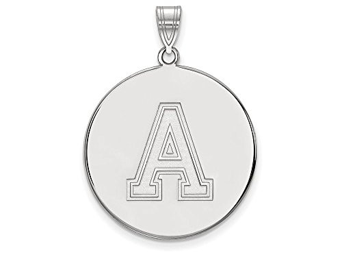 LogoArt SS043USMA Sterling Silver LogoArt U.S. Military Academy XL Disc Pendant