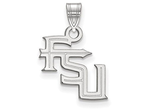 LogoArt SS059FSU Sterling Silver LogoArt Florida State University Small Pendant
