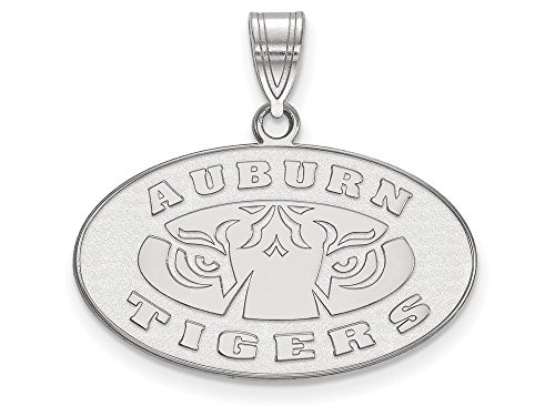 LogoArt SS045AU Sterling Silver LogoArt Auburn University Medium Pendant