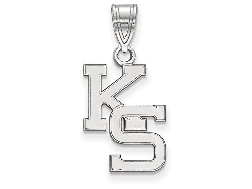 LogoArt SS045KSU Kansas State Medium (5/8 Inch) Pendant (Sterling Silver)
