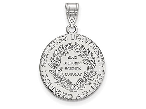 LogoArt SS039SYU Sterling Silver LogoArt Syracuse University Large Crest