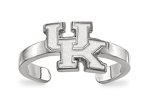LogoArt SS029UK Sterling Silver LogoArt University of Kentucky Toe Ring