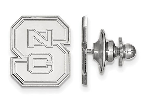 LogoArt SS011NCS Sterling Silver LogoArt North Carolina State University Lapel Pin