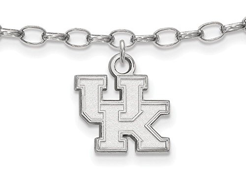 LogoArt SS030UK Sterling Silver LogoArt University of Kentucky Anklet