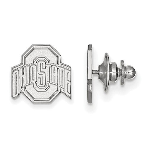 LogoArt SS011OSU Sterling Silver LogoArt Ohio State University Lapel Pin
