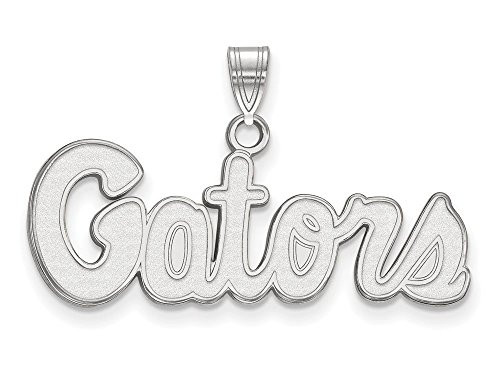 LogoArt SS044UFL Sterling Silver LogoArt University of Florida Small Pendant