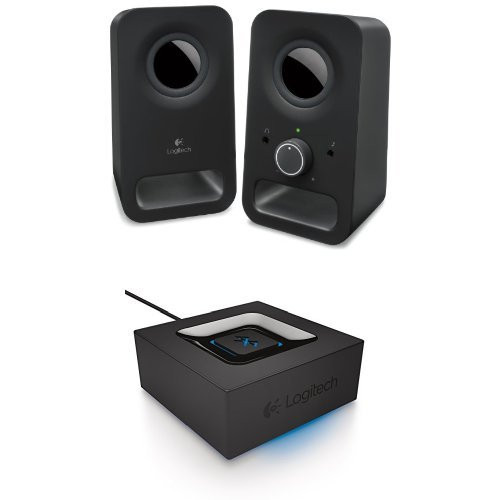 Logitech Inc. 980-000802 Logitech Multimedia Speakers Z150 with Stereo Sound for Multiple Devices, Black.