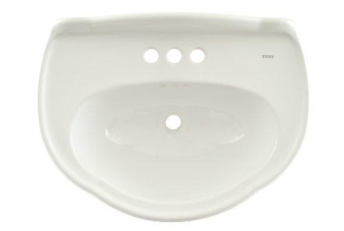 Toto LT753.4#01  WHITNEY SELF RIMMING LAVATORY 4" HOLE CENTER - COTTON
