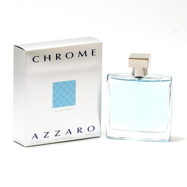 Azzaro 20208139 Chrome Eau de Toilette Spray for Men, 3.3 Ounce