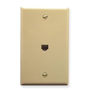 ICC IC630E60-IV WALL PLATE VOICE 6P6C IVORY.