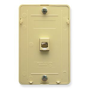 ICC IC630DB6-IV Wall Plate IDC 6P6C IVORY.