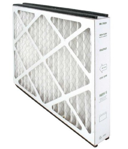 RHEEM 174942 PROTECH MERV 8 Media Filter Replacement 3"x16"x25"