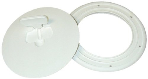 THMA QUICK REL DECK PLTE 8"PWHT T. H. MARINE DPCAM-8-2-DP