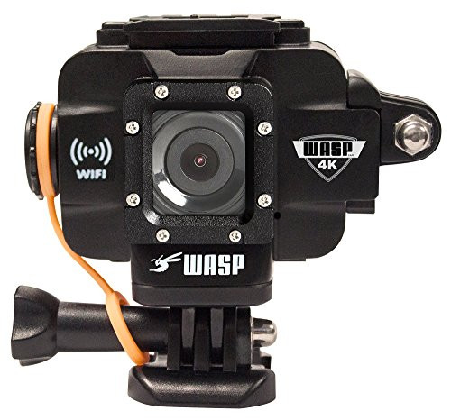 COBRA MARINE 5112103 WASPcam 4K Action-Sports Camera, Black