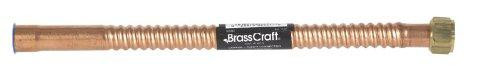 T&S Brass WB034-15N BrassCraft 3/4" FIP x 3/4" Nominal Male/Female Sweat x 15" Copper Water Heater Connector (7/8" O.D)