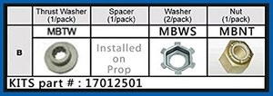 SOLA MB-PKT MERC PROP KIT ASSYSolas Science & Engineering 17012501