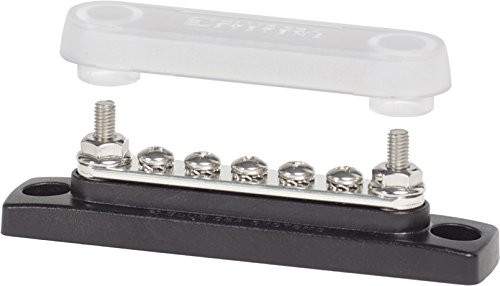 BLUE SEA SYSTEMS 6033452 Blue Sea Systems Common 100A 5-Gang Mini BusBar with Cover