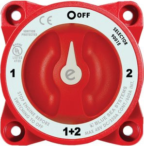 BLUE SEA SYSTEMS 6033342 Blue Sea Systems e-Series Selector Battery Switch with AFD