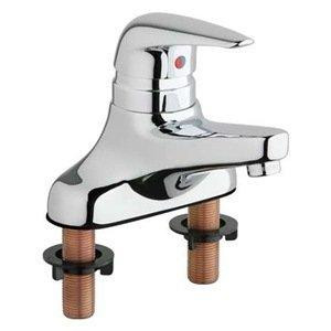 Chicago Faucets C420ABCP Low Lead Cast Brass Bathroom Faucet, Lever Handle Type, No. of Handlesx3a; 1 - 1 Each